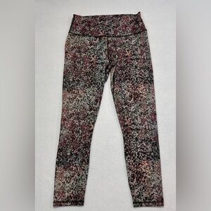 Fabletics PowerHold high-waisted capri leggings multicolor Earthen Print
Size: M